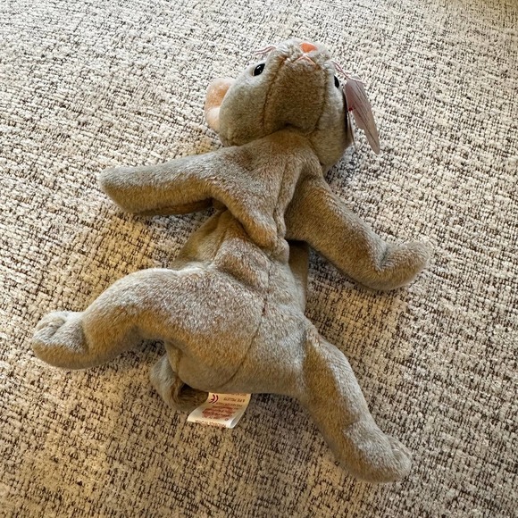 Vintage Ty Beanie Baby Scat the Cat Stuffed Animal Kids Collectible Unisex 1999 - Picture 8 of 9